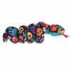 Aurora Small Sugar Skull Snake Adorable Stuffed Animal Multicolor 8" - 3 of 4
