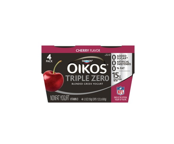 Dannon Oikos Cherry Greek Nonfat Yogurt - 4pk/5.3oz cups