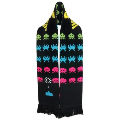 Crowded Coop, LLC Space Invaders Knit Scarf