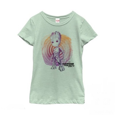 Girl's Marvel Guardians of the Galaxy Vol. 2 Groot Swirl T-Shirt