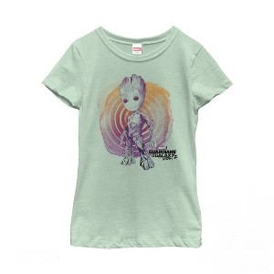 Girl's Marvel Guardians of the Galaxy Vol. 2 Groot Swirl T-Shirt - 1 of 3