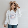 Simply Sage Market Women's Graphic Sweatshirt Nashville Flag Guitar - 2 of 2