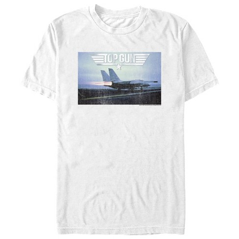 Men's Top Gun Fighter Jet Ready for Takeoff Distressed T-Shirt - image 1 of 4