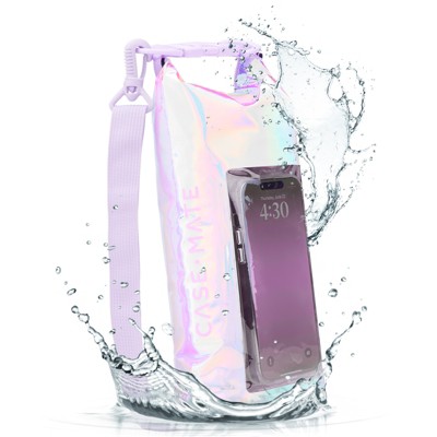Case-Mate Waterproof 2L Dry Bag with Built-in Phone Pouch - Soap Bubble