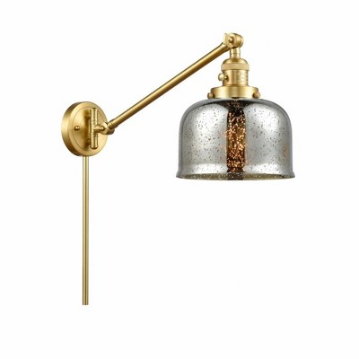 Bell - 1 Light Swing Arm Wall Sconce In Industrial Style-25 Inches Tall and 8 Inches Wide