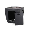 GDFStudio Andreson Outdoor 40,000 BTU Lightweight Concrete Square Fire Pit Table, Dark Gray - 4 of 4