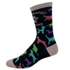 Crazy Dog T-Shirts Women's My Therapist Has Paws Socks Funny Pet Puppy Animal Lover Dog Novelty Graphic Footwear - 3 of 4
