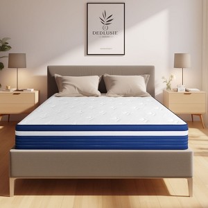 Swedrea Hybrid Mattress Breathable Medium Cooling Memory Foam Bed-in-a-Box White - 1 of 3