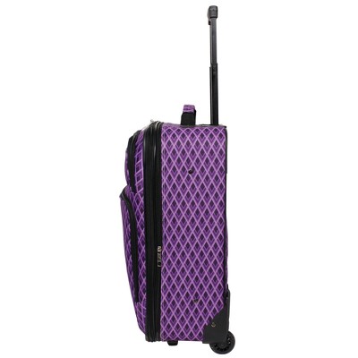 skyline luggage purple