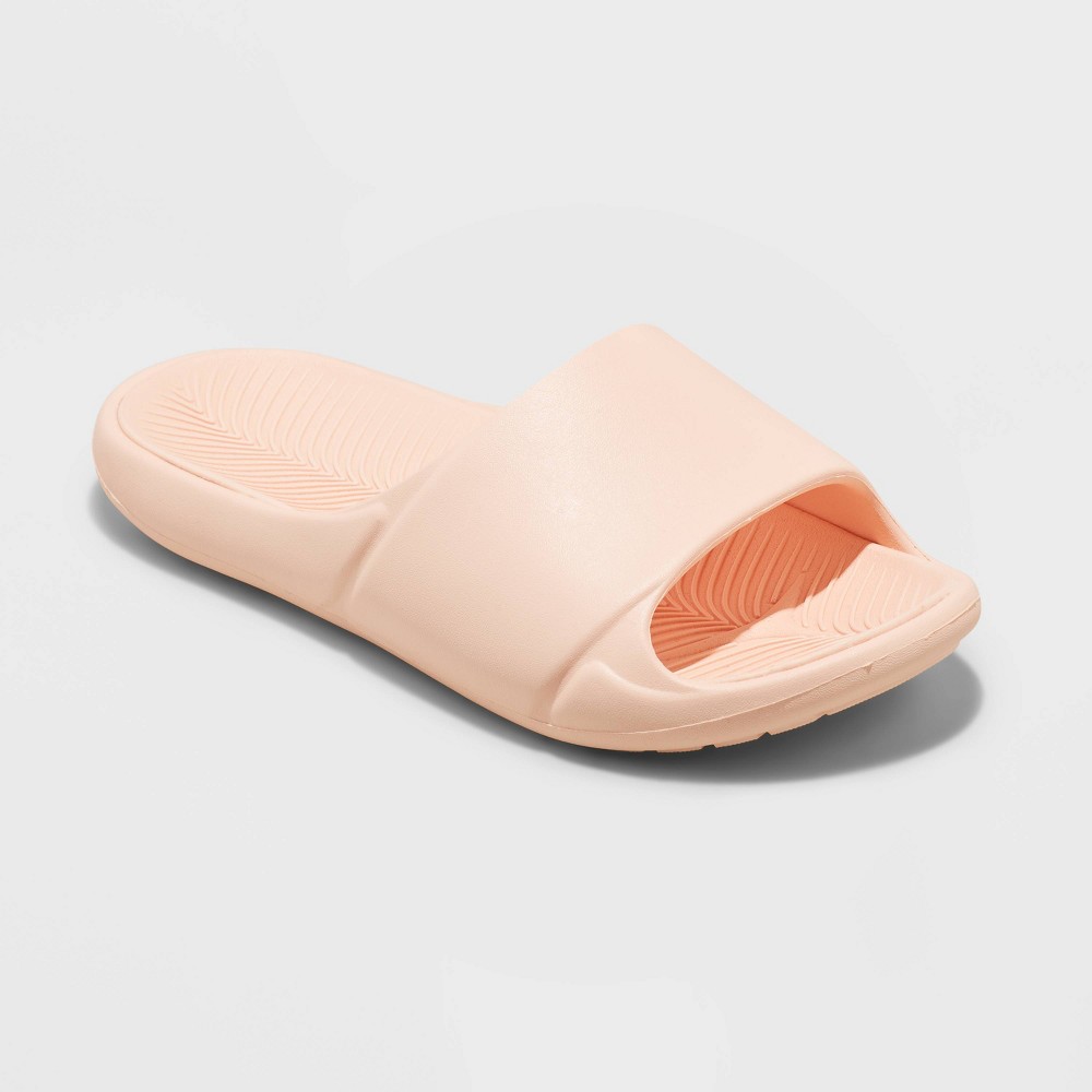 Size 2 Kids' Apollo Slip-On Slide Sandals - All in Motion™ Blush 2
