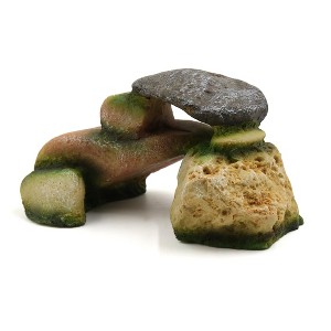 Unique Bargains Resin Cave Stone Aquarium Fish Tank Landscape Decor Underwater Rock Ornaments - 1 of 4