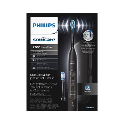 Philips Sonicare Expertclean 7300 Rechargeable Electric Toothbrush -  Hx9610/17 - Black : Target