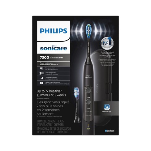 Philips Sonicare Black ExpertClean 7300 Rechargeable Electric Toothbrush, 1  ct - Kroger