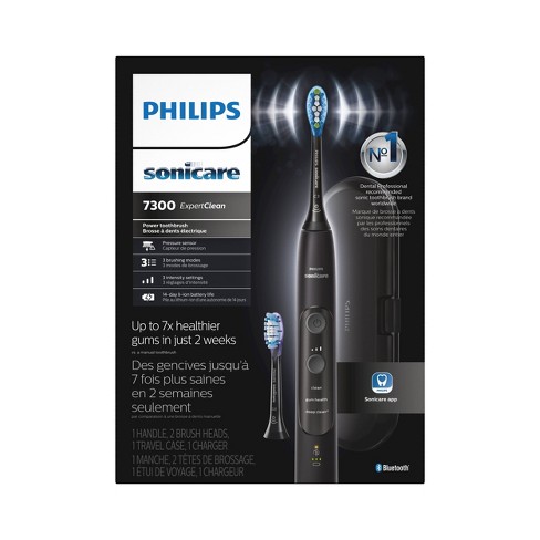Philips Sonicare ExpertClean 7300 Rechargeable Electric Toothbrush - HX9610/17 - Black - image 1 of 4