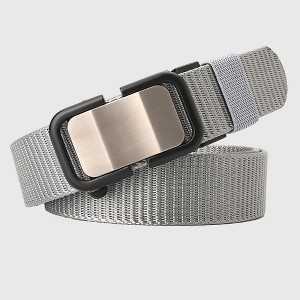 Anna-Kaci Women's Nylon Belt with Metal Buckle - 1 of 4
