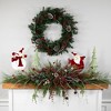 Northlight Santa with Candy Cane and Snowflake Wooden Christmas Decoration - 12" - 2 of 4