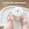 2-Pack Spill-Proof Snack Containers for Toddlers, Food Grade Silicone & Plastic - 2 of 4