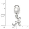 Black Bow Jewelry Sterling Silver Alabama Crimson Tide NCAA Bead Charm - 3 of 4