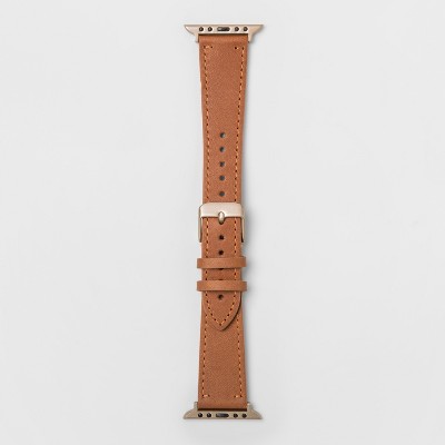 watch on leather strap