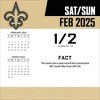 NFL New Orleans Saints 2025 Box Calendar - 4 of 4