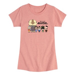 Girls' - Avatar - Chibi Group Short Sleeve Graphic T-Shirt - 1 of 2