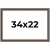 PosterPalooza | Ornate Black Picture Frame - UV Acrylic, Backing Board, Hanging Hardware Included - 2 of 4