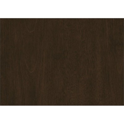 Transitional Birch Veneer Round End Table with Storage in Cherry