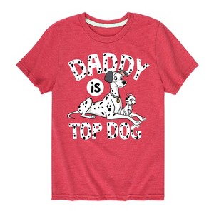 Boys' - 101 Dalmatians - Daddy Is Top Dog Short Sleeve Graphic T-Shirt - 1 of 4