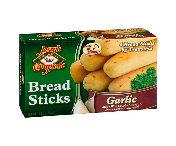 Joseph Campione Garlic Sweet Cream Butter Frozen Bread Stick - 10.5oz