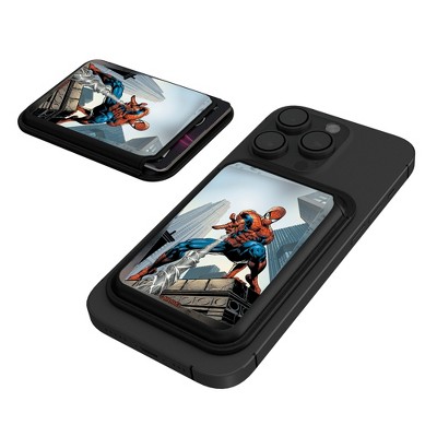 Keyscaper Marvel Spider-Man Cover Art Black Magnetic Credit Card Wallet