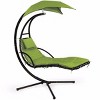 Barton Patio Hanging Helicopter dream Lounger Chair Stand Swing Hammock Green - 2 of 4