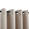 vidaXL Blackout Curtains with Rings 2 pcs Beige 54"x63" Fabric - 2 of 4
