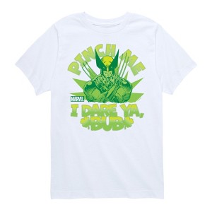 Boys' - Marvel - St. Patrick's Day Pinch Me Short Sleeve Graphic T-Shirt - 1 of 4