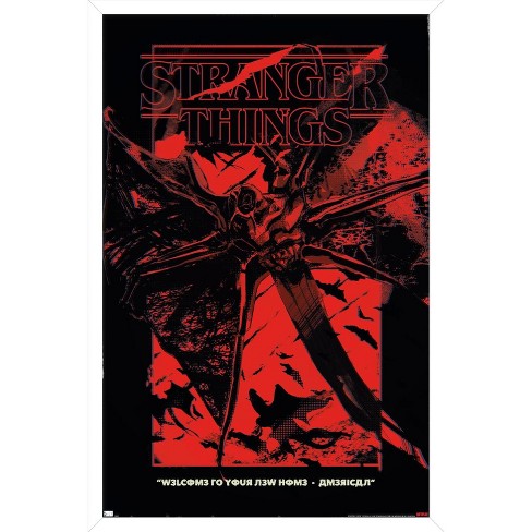 Trends International Netflix Stranger Things: Season 4 - The Piggyback  Framed Wall Poster Prints White Framed Version 22.375 X 34 : Target