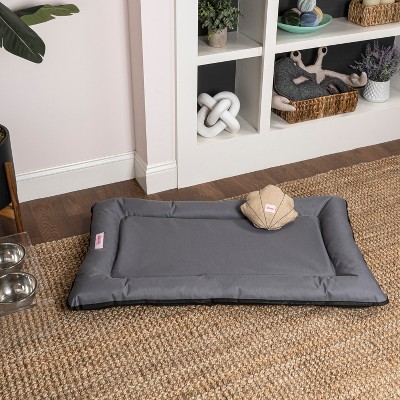Large Charcoal Waterproof Memory Foam Outdoor Dog Bed