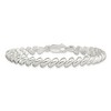 Black Bow Jewelry Sterling Silver 7mm Polished San Marco Chain Bracelet, 7.5 Inch - 3 of 4