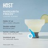 HOST Glass Freeze Stemless Margarita Glasses Drinking Set, Insulated Cocktail Glass Set with Silicone Band, 12oz Margarita Glasses Set of 2 in Gray - 2 of 4