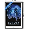 Trends International NASA - Europa Travel Poster Framed Wall Poster Prints - 3 of 4