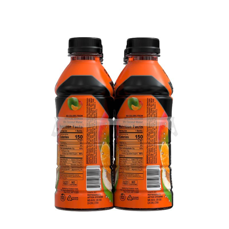 BODYARMOR Orange Mango Sports Drink - 6pk/20 fl oz Bottles, 3 of 4