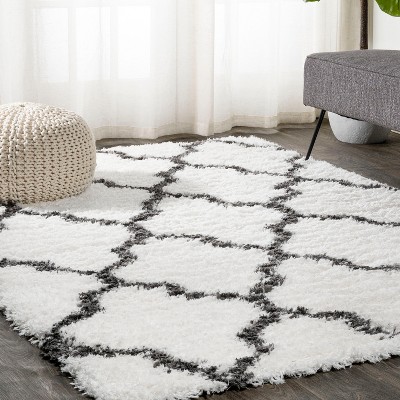 Marrakesh Shag Trellis Area Rug - JONATHAN Y