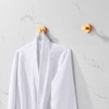 Gold 2-Pack Round Base Wall-Mounted Towel Hooks with Included Screws , and Bedroom Furnishings - 2 of 4