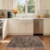 Modern Washable Rugs Abstract Area Rug Non Slip Low Pile Accent Rugs for Living Room Bedroom - 3 of 4
