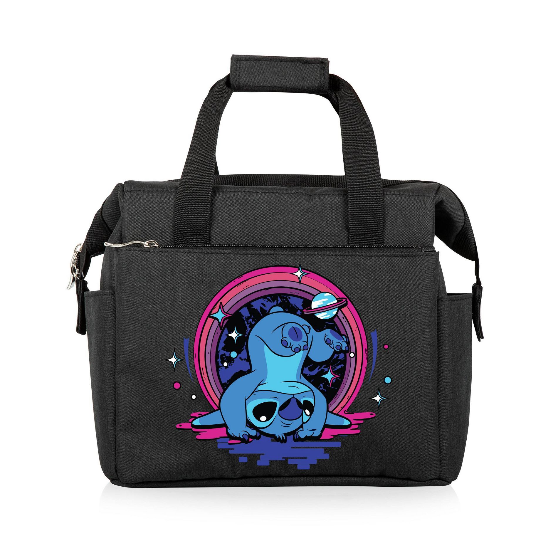 Disney Stitch Handstand On The Go Lunch Bag Cooler - Black
