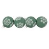 Northlight 4ct Green Glass Christmas Ball Ornaments with White Snowflakes 3" (80mm) - image 3 of 4