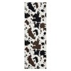 Adult Women Brown Highland Cow Print Rug for Boys Girls, Western Room Decor Carpet,Milk Cow Print Washable Decorative Rug for Living Room - 2 of 4
