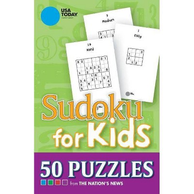 USA Today Sudoku for Kids - by  Usa Today (Paperback)