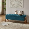 Nana Storage Bench With Solid Wood Legs | ARTFUL LIVING DESIGN - 2 of 4
