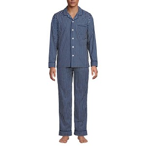 Lands' End Men's Long Sleeve Essential Pajama Set - 1 of 4