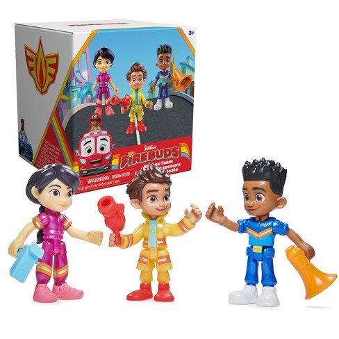 Disney Junior Firebuds, Bo and Flash, Action Figure and Fire Truck Vehicle