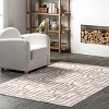 Nuloom Carmel Transitional Pet Friendly Machine Washable Area Rug, 4' x 6', Beige - 2 of 4